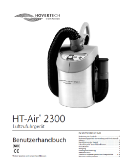 German HT‑Air 2300 Manual and Label
