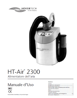 Italian HT‑Air 2300 Manual and Label