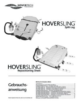 German HoverSling Manual and Labels