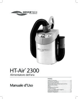 Italian HT‑Air 2300 Manual and Label