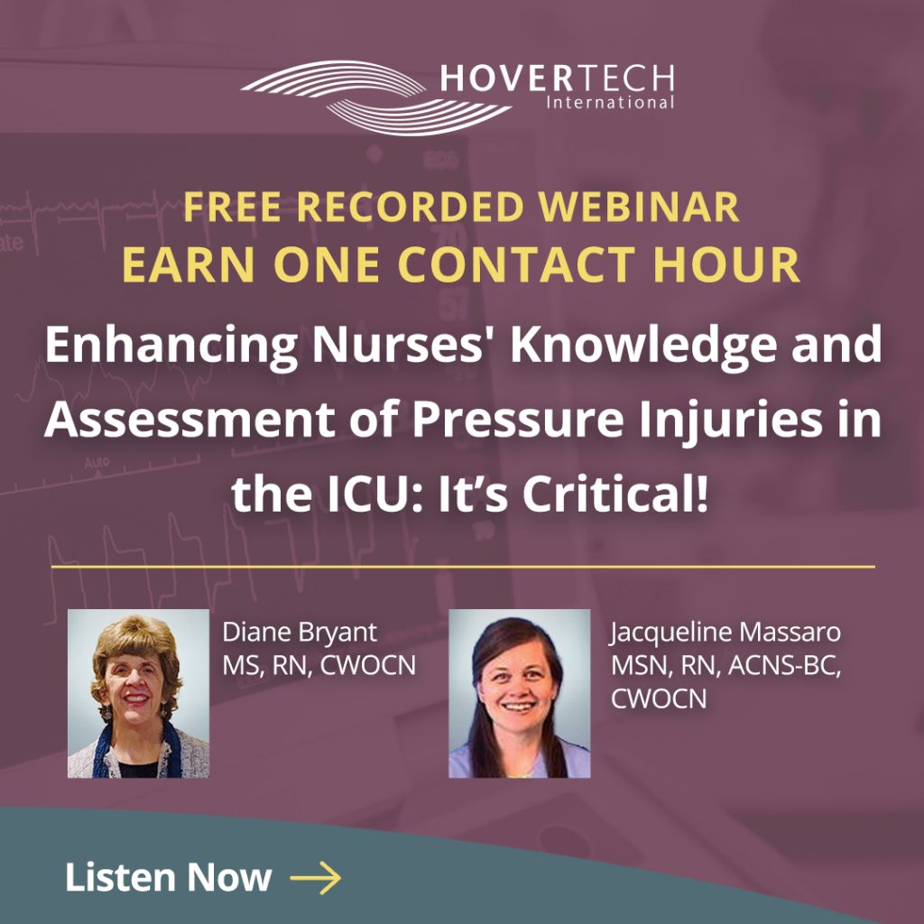free on-demand webinar, enhancing nurses knowledge assessment of pressure injuries in ICU, diane bryant, jacqeuline massaro