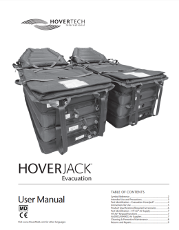 English Evacuation HoverJack Manual