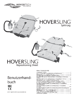 German HoverSling Manual and Labels
