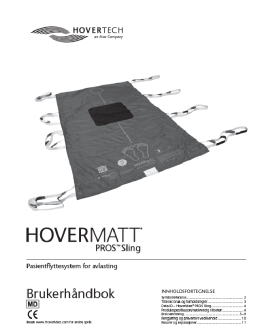 Norwegian HoverMatt PROS Sling